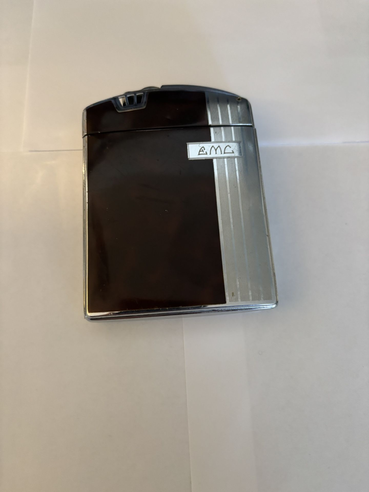 Antique Cigarette Case And Lighter In One