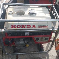 4000 what Honda generator needs card work we'll start.
 Just needs carb, adjusting $200.