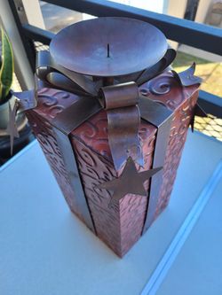 Antique Gift box Candle Holder