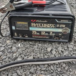 jumper cables and battery charger