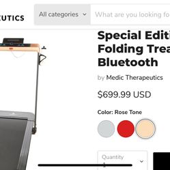 Walking Pad With Rail