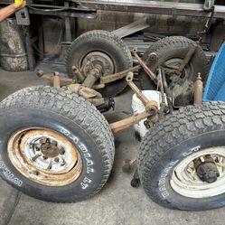 1974 Land Cruiser Rear And Front Axle