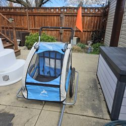 2-Seat Child Bike Trailer