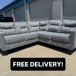FREE DELIVERY || Ashley’s Furniture 2Pc Sectional Couch