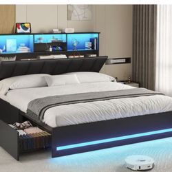 MAKE OFFER! MOVING! QUEEN BED FRAME - MUST PICK UP