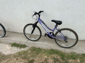 Purple Huffy size 24 with gears new tires