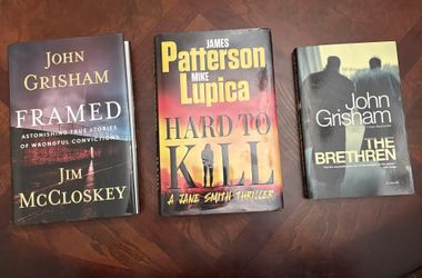📚 Hardcover Thriller Book Bundle (John Grisham + James Patterson)