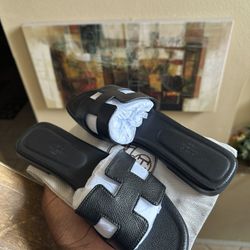 Black Herm Sandals 
