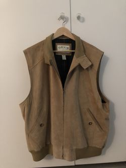 Orvis Suede Leather Vest