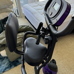 Compact Foldable Exercise Bike 