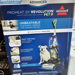 Brand New - BISSELL ProHeat 2X Revolution Pet® Carpet Cleaner 1551W