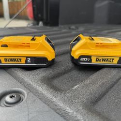 DeWalt 20V 2Ah – Nuevas – $35 c/u ó 2x$60