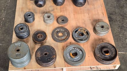Various weight plates (1 inch & 2 inch) $1/lb