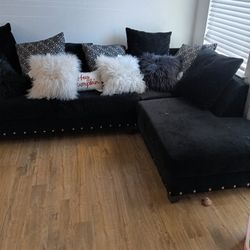 Sectional With Bar Stools