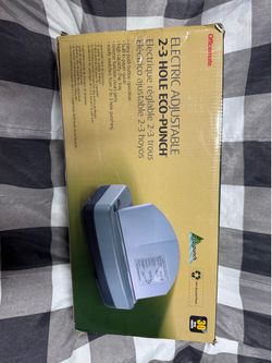 Electric adjustable 2-3 hole eco puncher