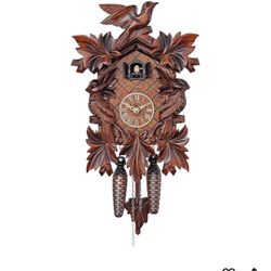 HerrZeit by Adolf Herr Quartz Cuckoo Clock - The Cuckoo Bird Fa.. AH 32/1 QM NEW