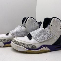 Air Jordan Son Of Mars Club Purple Grey 512245-106 Nike Mens 2011 Size 9.5