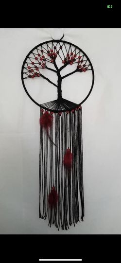 HAND CRAFTED DREAMCATCHER! 9” TREE OF LIFE