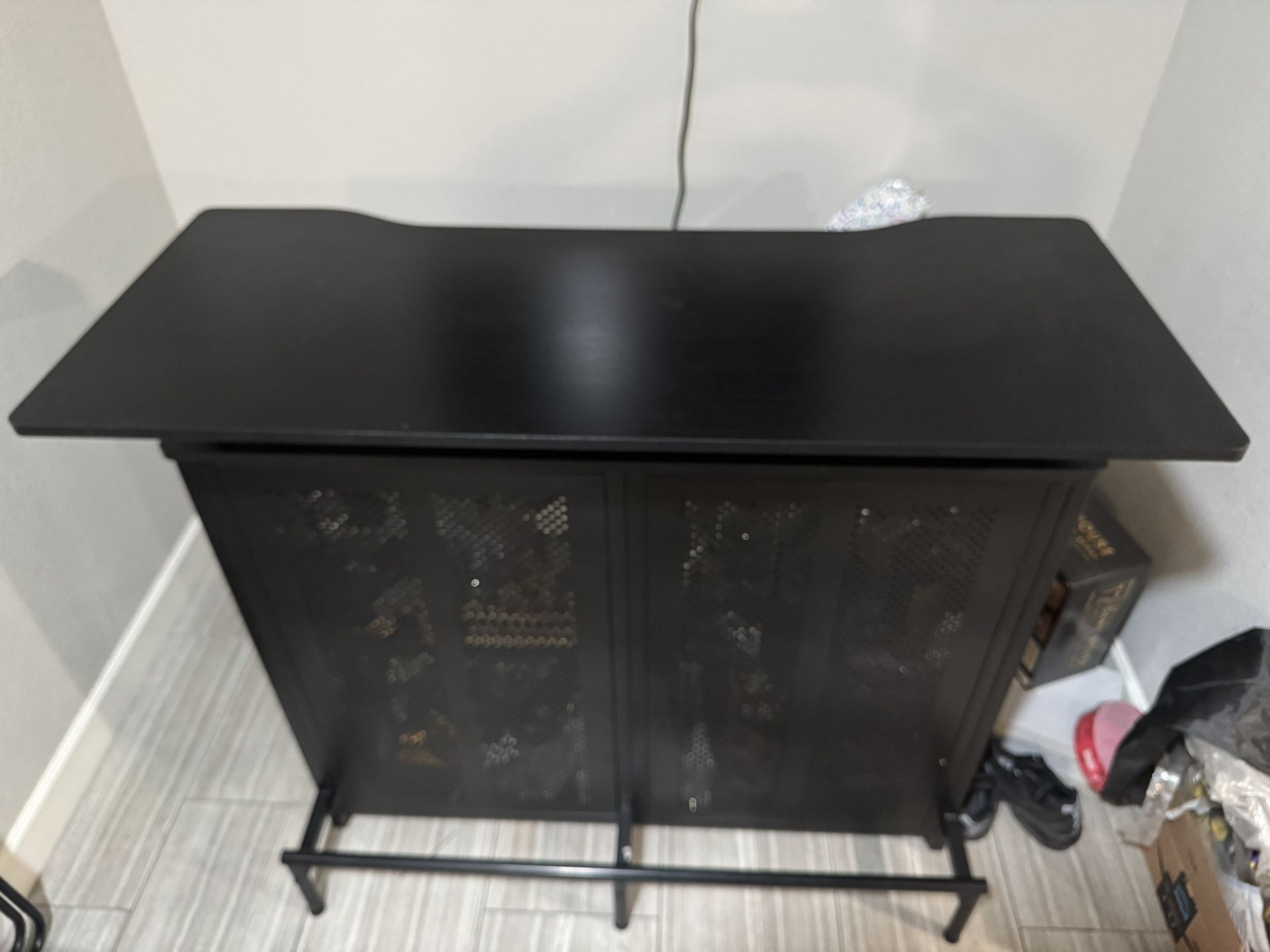 Bar Table With Shelves