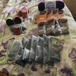 All Kinds Of Different Yarn . All Brand New . 