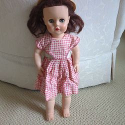 1950's 22" Stuffed Rubber Doll
