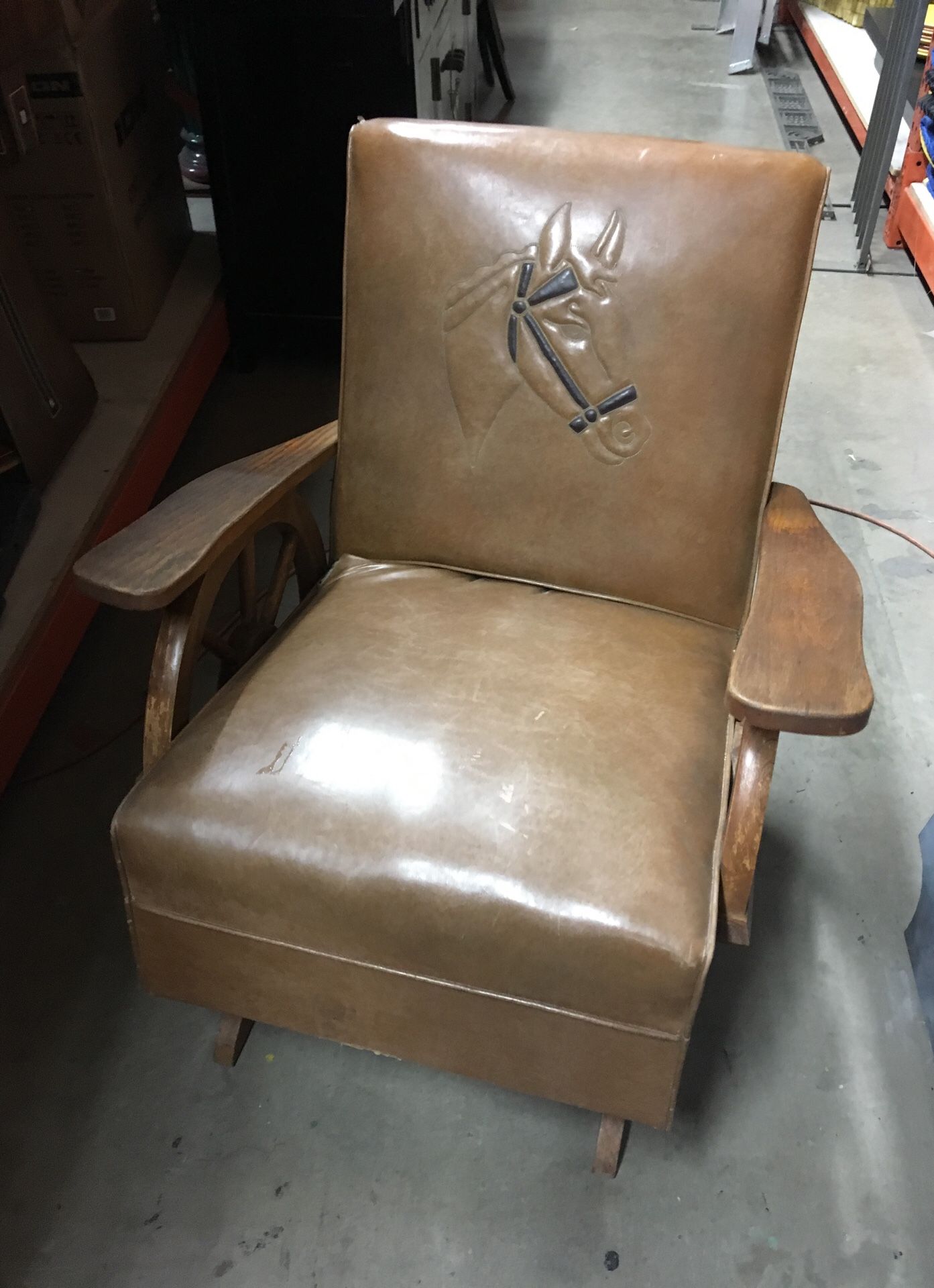 Cowboy Western Rocking Chair w Horse head for Sale in Los Angeles, CA ...