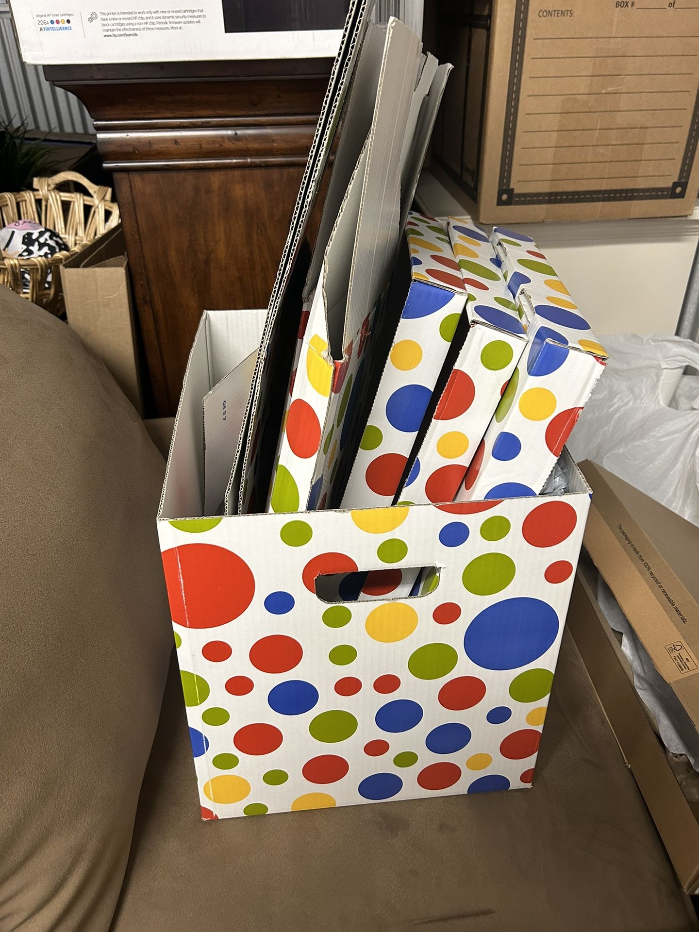 IKEA Polka Dot Boxes