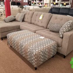 Glintshire  Sectionals Sofas Couchs with OTTOMANS Finance and Delivery Available 