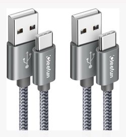 10ft Type C Charger Cable, 2 pack