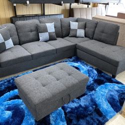 Grey Sectional 