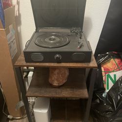 Record Player And Stand