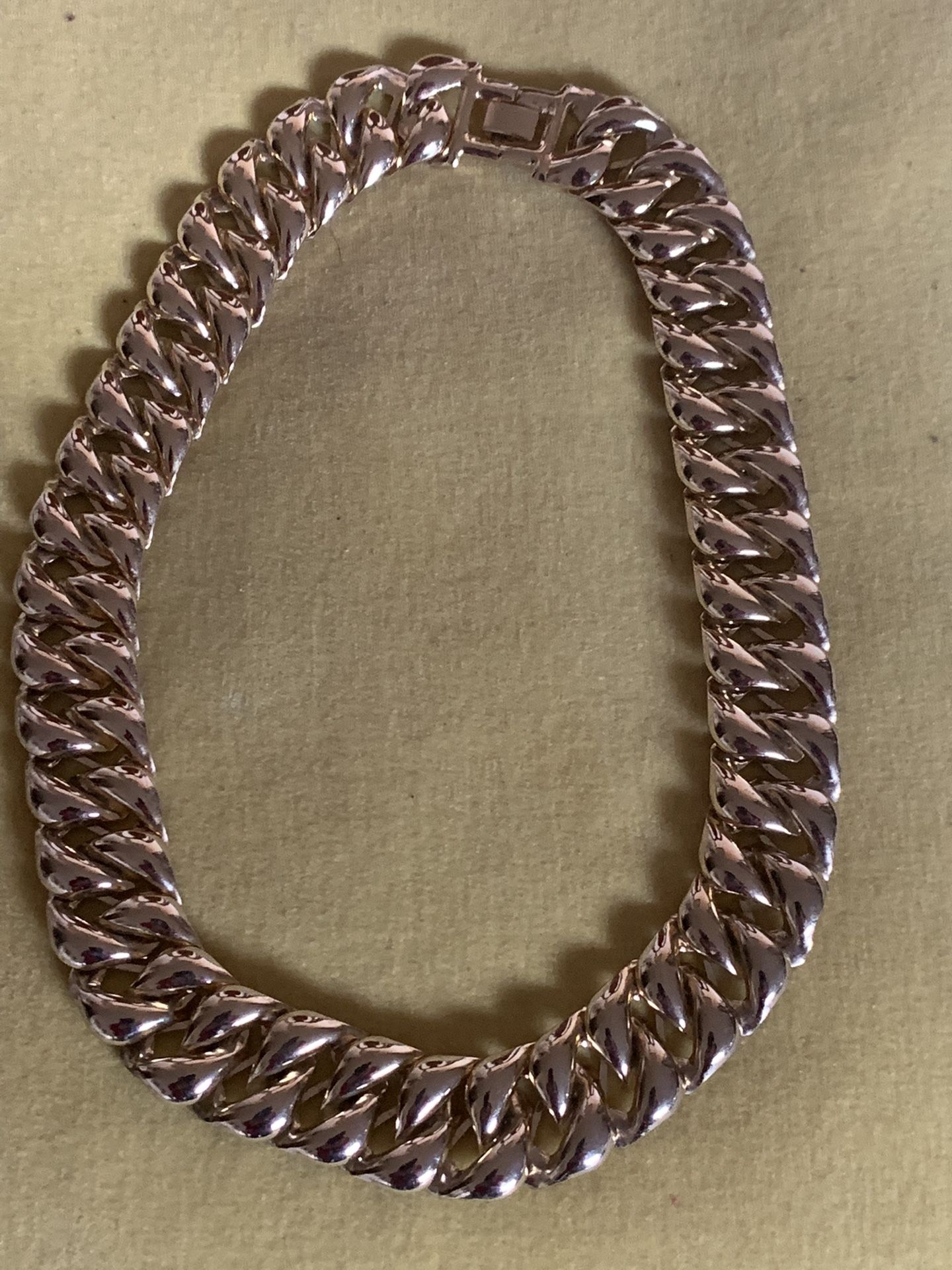 Gold Tone Statement Thick Chain