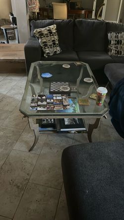 Large Glass Coffee Table