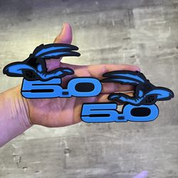 Coyote fender badges 5.0