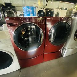 Kenmore Washer Dryer Roja Lavadora Secadora 