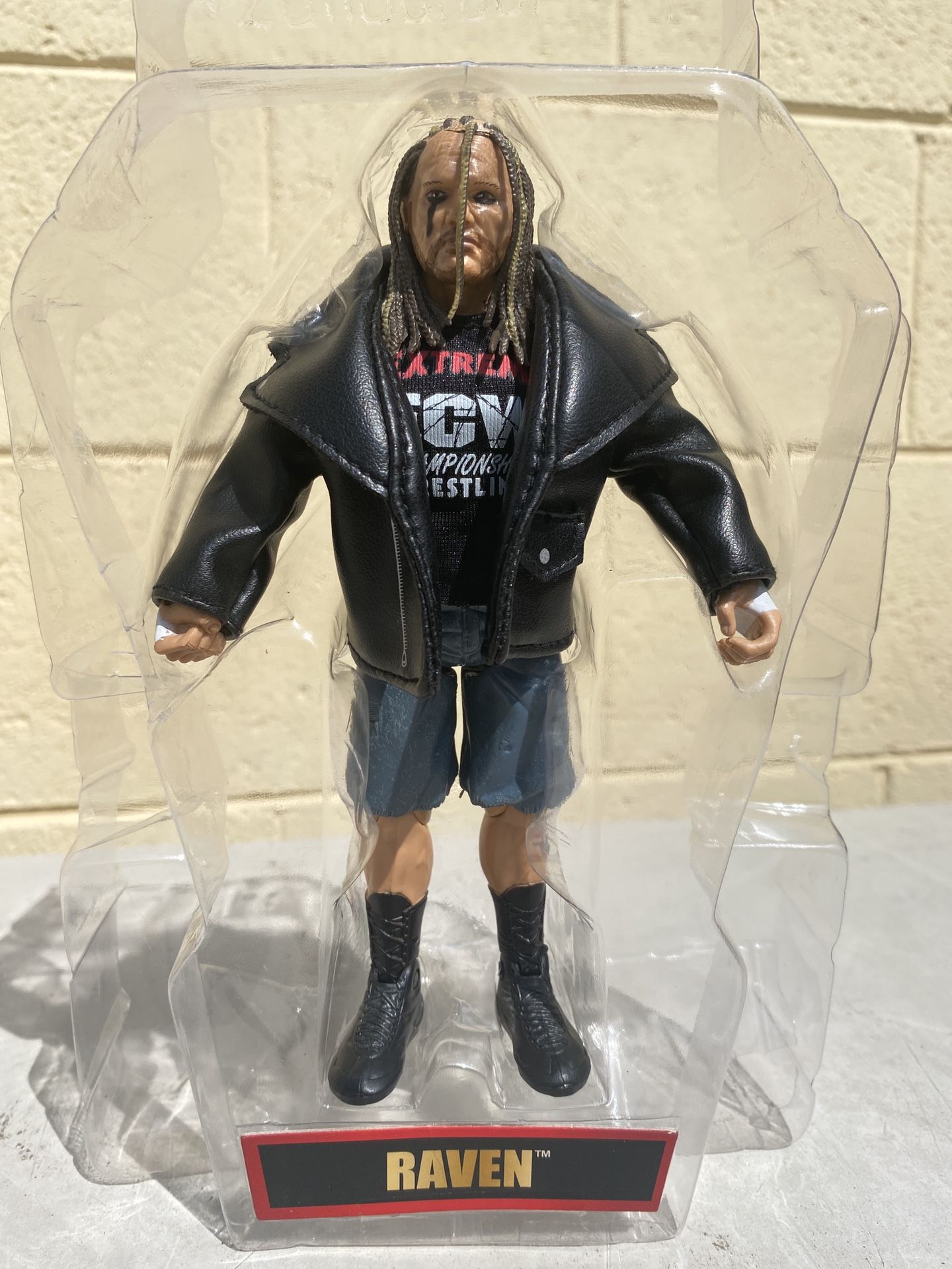 WWE Classic Superstar Style : RARE Raven With Added ECW Shirt