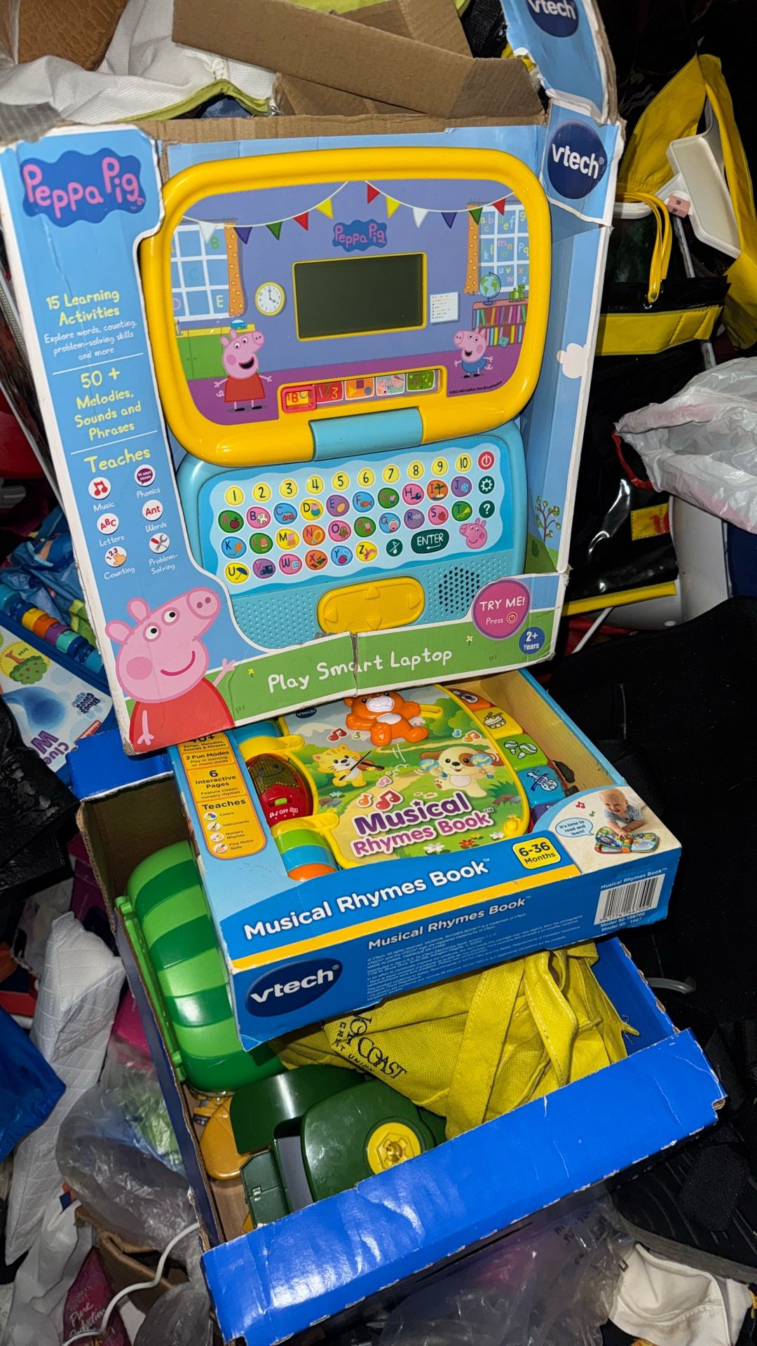 Learning Toys For Kids Play Smart Laptop And Musical Rhythms Book Both Brand New