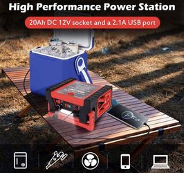 Jump Starter  Air Compressor LED Light Emergency Battery Box Charger Dewalt Rigid Milwaukee Makita Rayobi