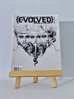 {E-VOLVED} TATTOOS FINE ARTS 4 Dan Quintana’s 1st published COVER before his comic VHTF 2014 rare