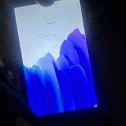 Tablet With Crack Screen 