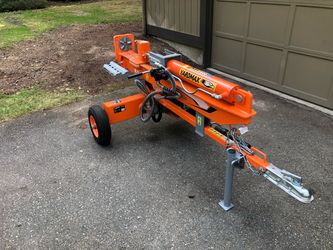 YARDMAX Hydraulic Log Splitter with Trailer Hitch