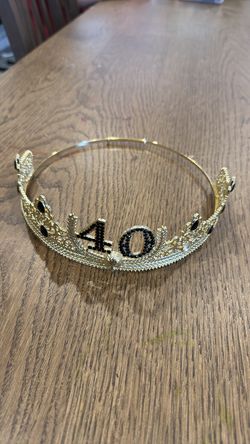 40th birthday king crown for men