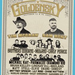 Goldensky Country Festival Tickets (2) 
