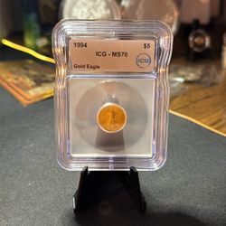 1994 Gold Eagle $5 MS70 