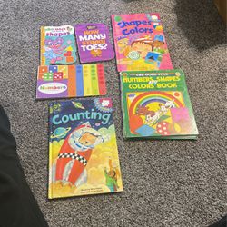 6- Shapes/numbers/colors Books 