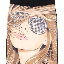 Monnalisa Designer Girl's Pencil Skirt, size 8, new with tag