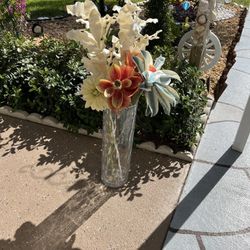 Vase With Artificial Flowers