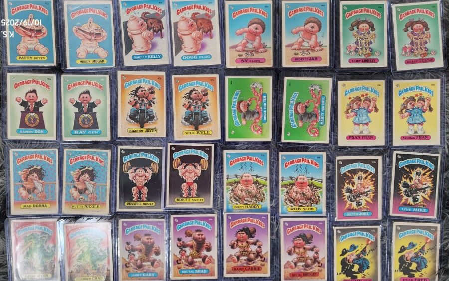1985 Garbage Pail Kids OS2 Near Complete Set 80/82 w/ Schizo Fran Variant
