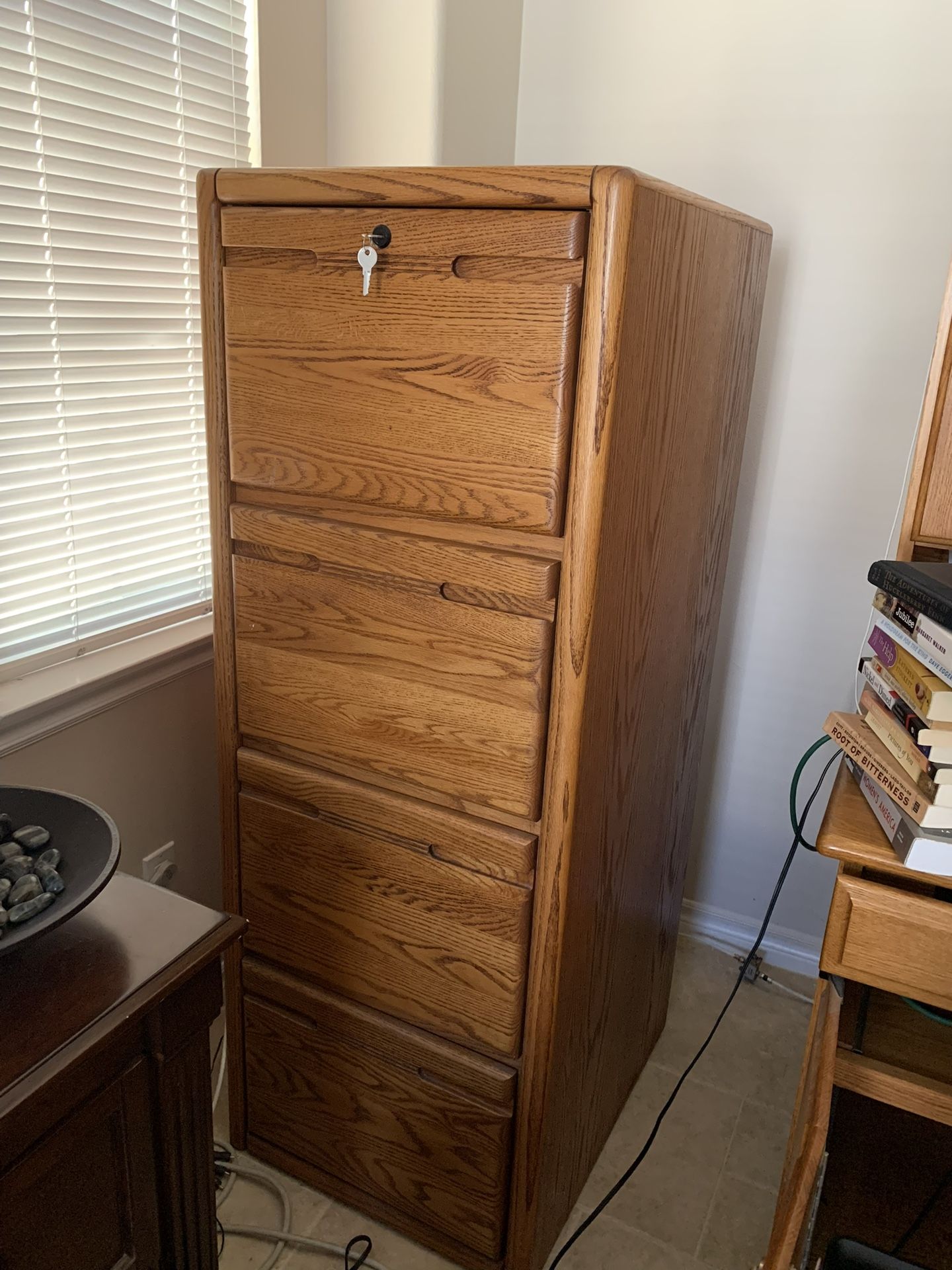 Oak Filing Cabinet