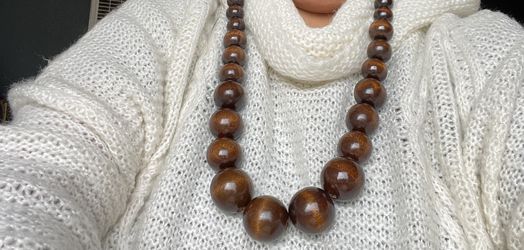 Wooden Beads Tigers Eye Style